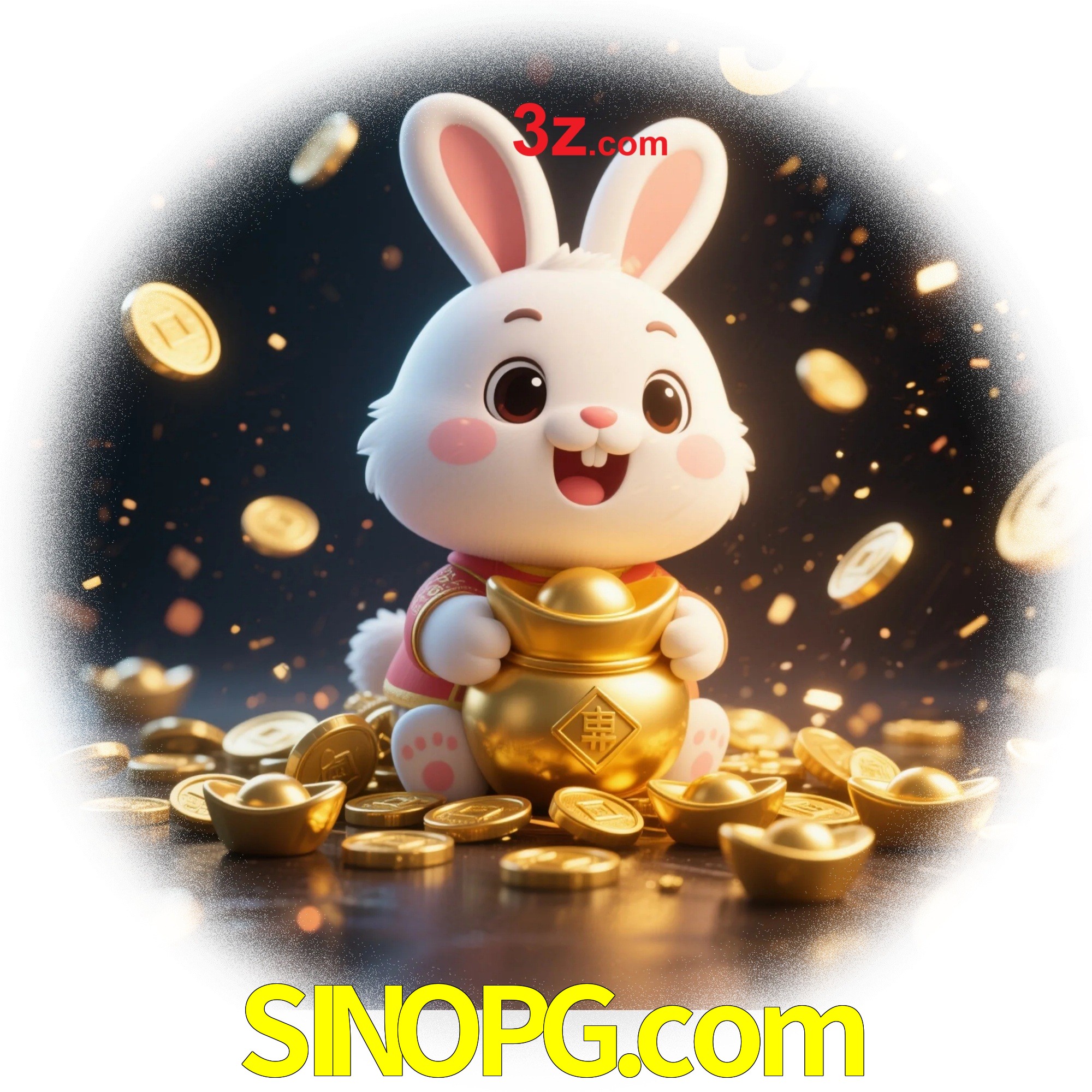 Slot machine 3D icon with number 7 and 1